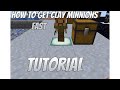 HOW TO GET CLAY MINNIONS TUTORIAL!!!! hypixel skyblock