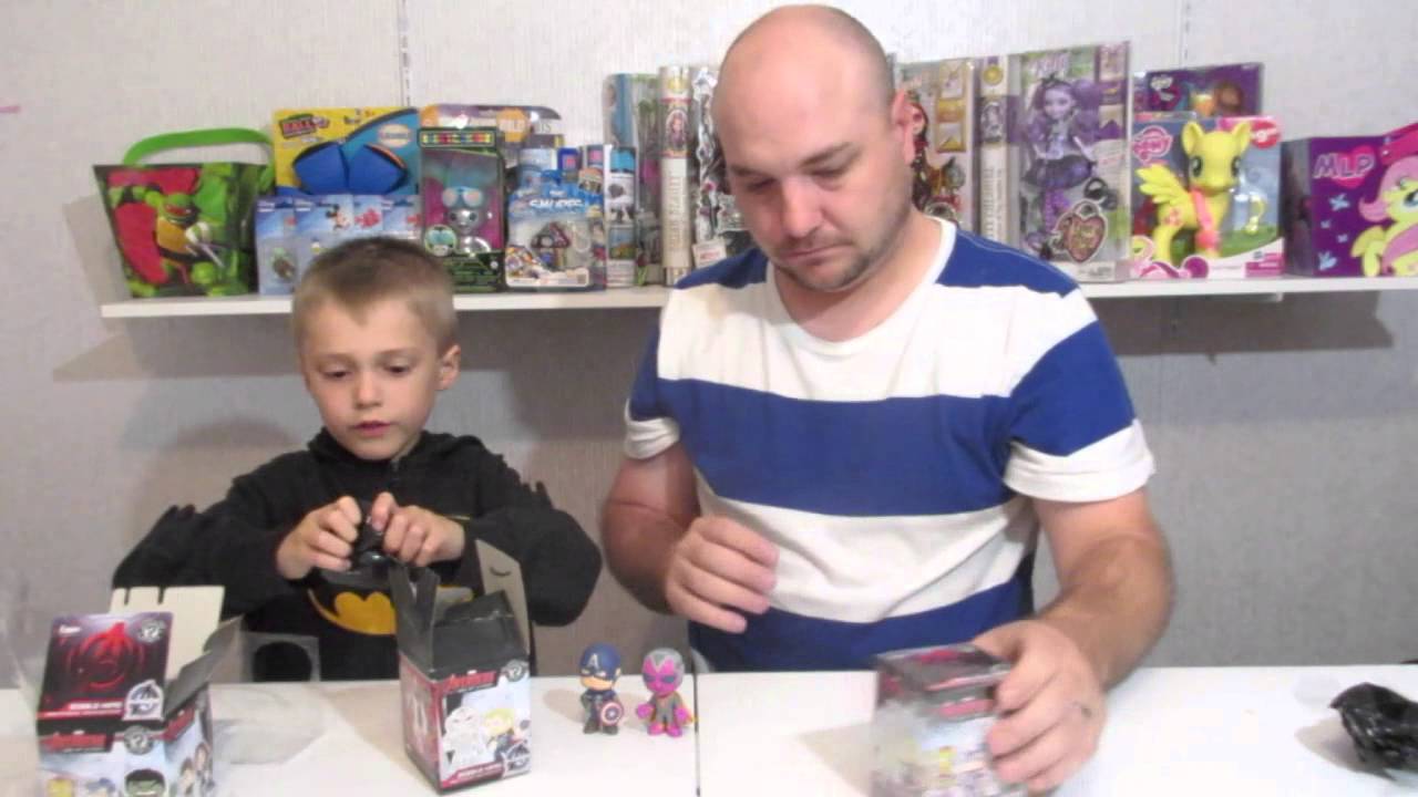 AVENGERS Age of Ultron FUNKO MYSTERY MINIS | Opening with Daddy