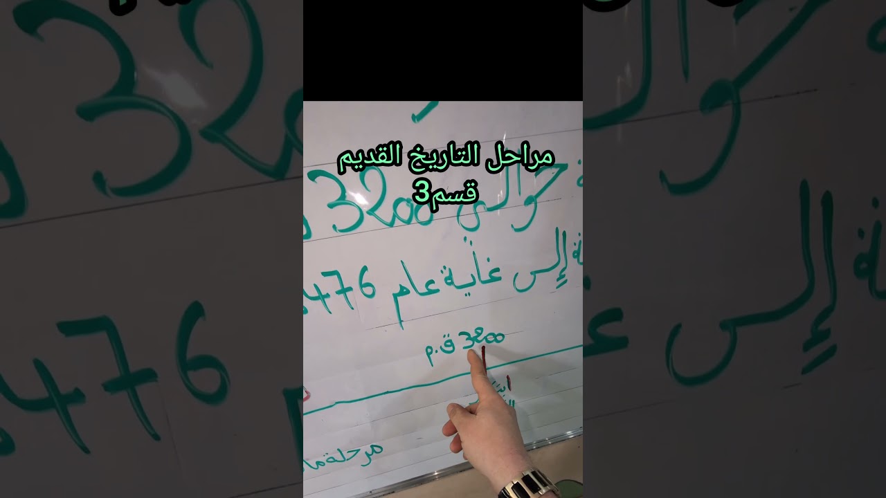 مراحل التاريخ القديم قسم3