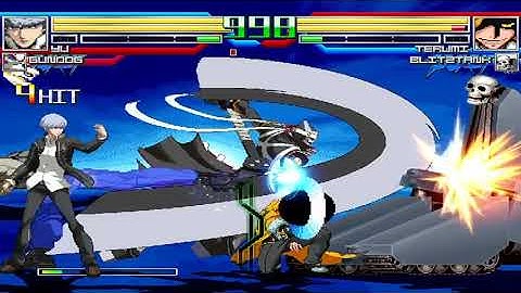 NICK54222 MUGEN: Yu Narukami and Gundog VS Yuki Terumi and Blitztank