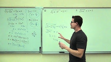 Intermediate Algebra Lecture 10.6 Part 3