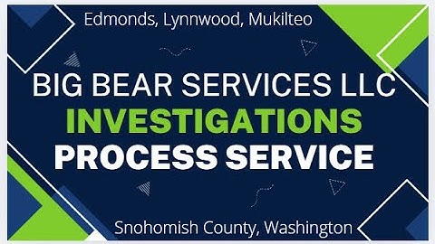 ⚫  Process Server in Lynnwood, WA for Divorce Papers and Restraining Orders  ⚫