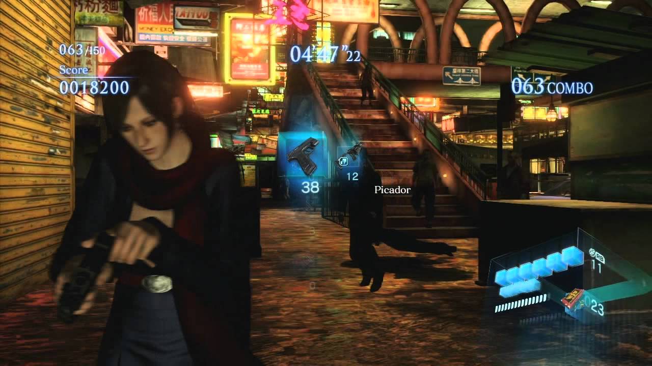 Resident Evil 6 - Mercenaries - Urban Chaos - 810k - Carla