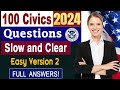 2024 Random 100 Civics Questions and Answers: U S Citizenship Interview 2024 | uscis Easy Answer