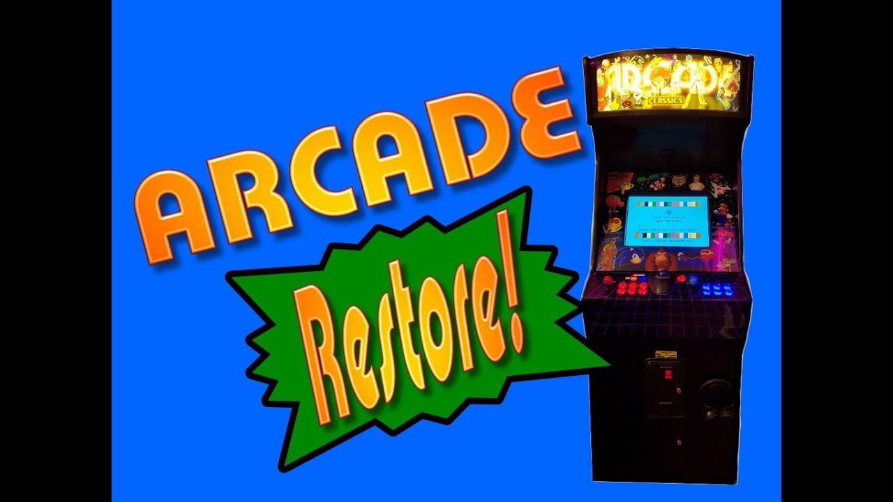 Arcade Cabinet Dumpster Find And Restore Rebuilt Using Retropie