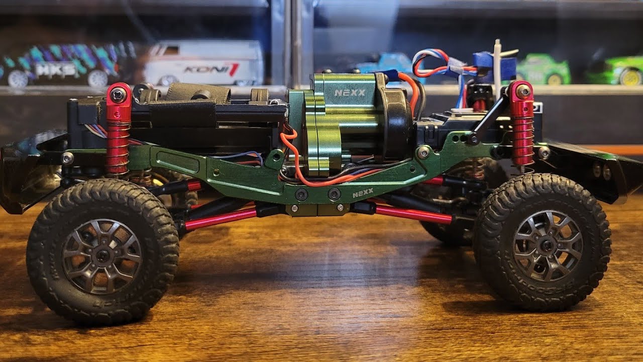 Kyosho Mini Z 4x4 Testing oil shocks rugged terrain 