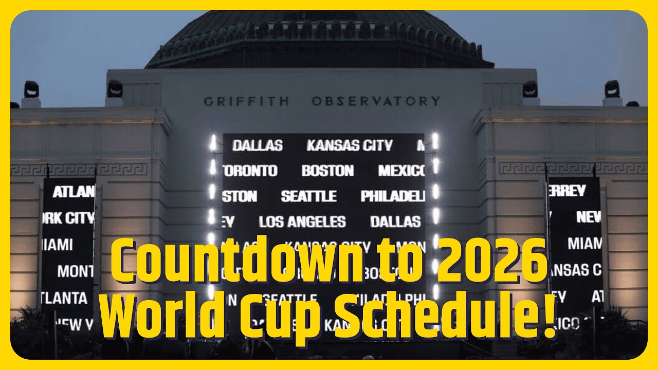 2026 World Cup host cities expect match schedule in January YouTube