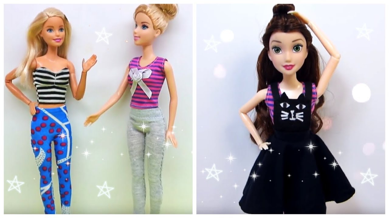 barbie doll clothes hacks