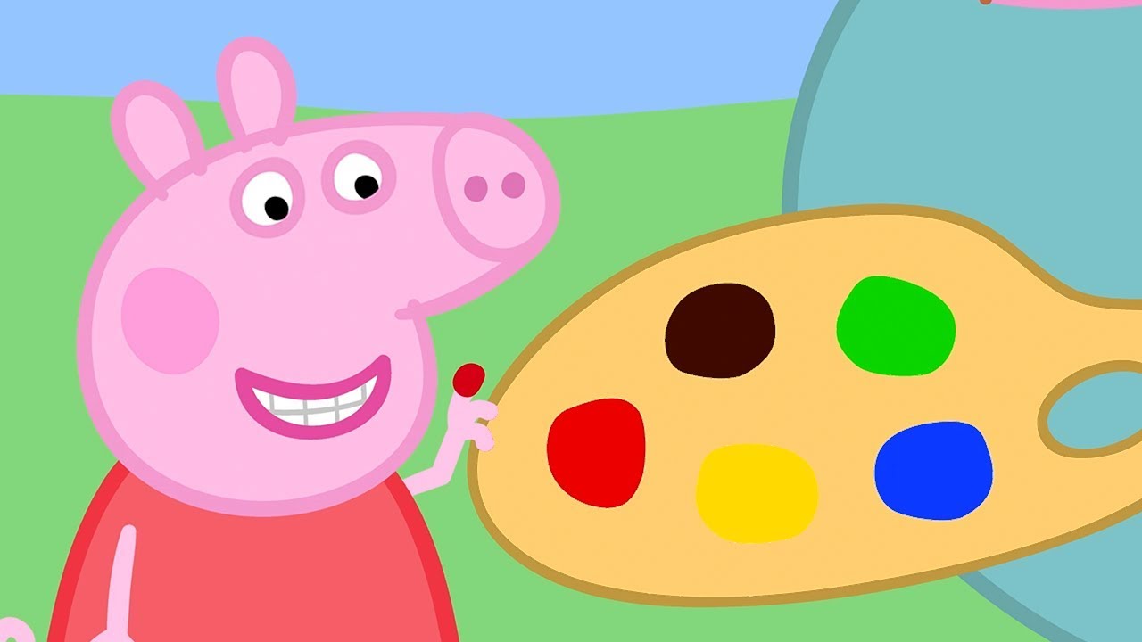 Peppa Pig Italiano Dipingere Collezione Italiano Cartoni Animati Youtube