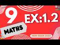 9th Class Math Exercise 1.2 | New Book 2025 | PCTB Mathematics |