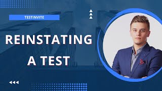 How to reinstate a test session