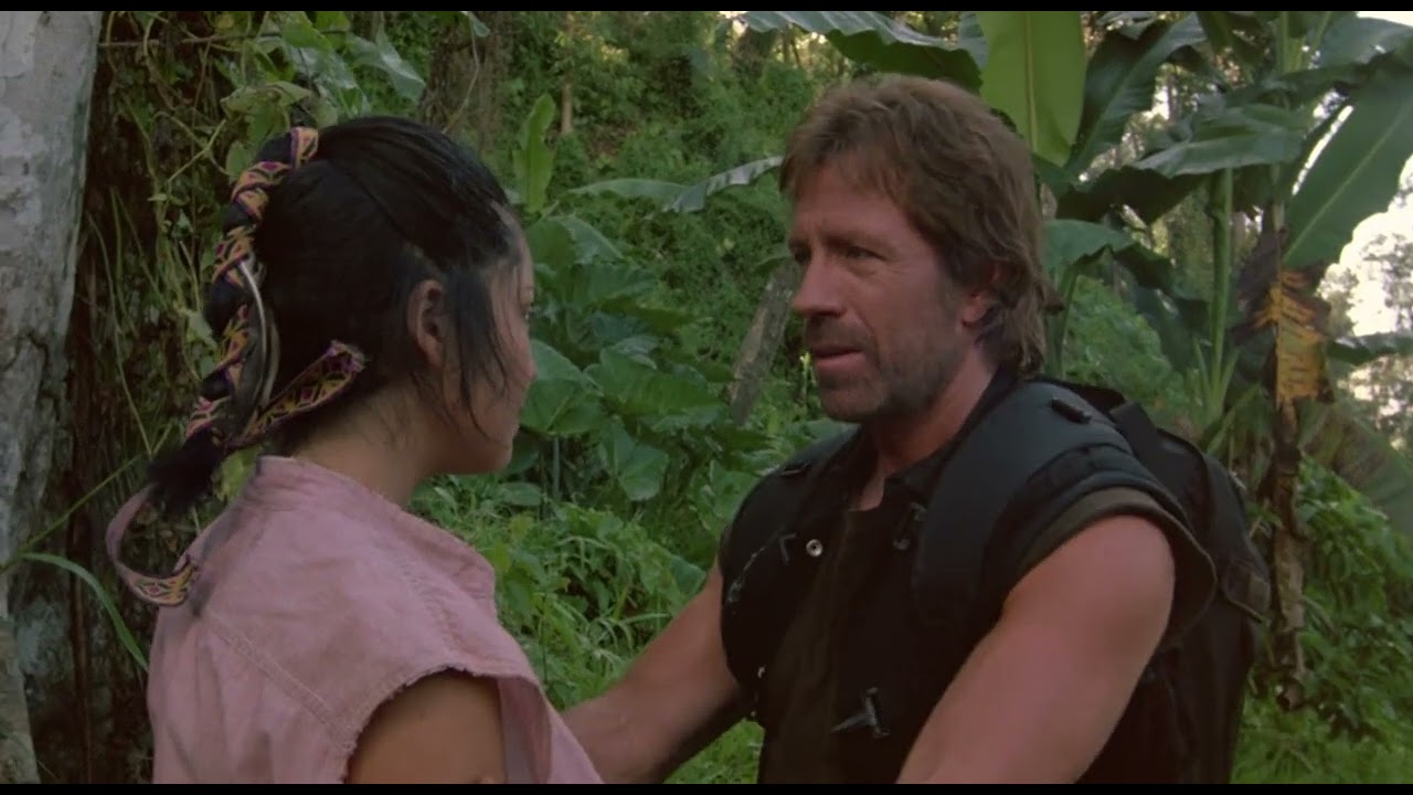 Delta Force 2-The Colombian Connection - Chuck Norris Is Told From A Woman God Be With Him