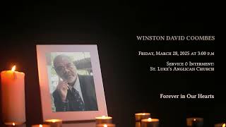 In Loving Memory of Winston David Coombes - Obituary