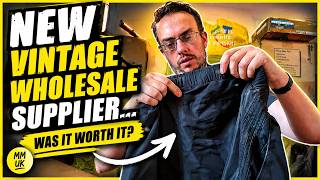I Tried a NEW Vintage Clothing Wholesale Supplier... Was It Worth It?