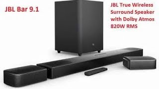 فتح صندوق JBL Sound Bar 913D مراجعة على اهم المميزات وأفضل طريقة للتوصيل على التلفزيون