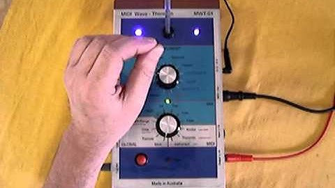 Midi Wave Theremin 4.1 The Pitch Bend without trigger