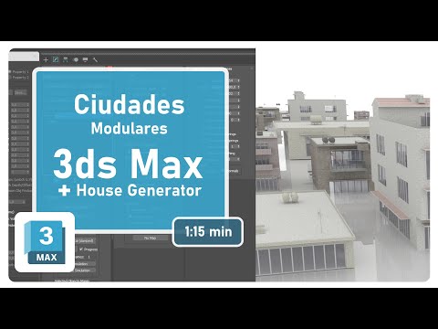 Crea CIUDADES en 3DS MAX con HOUSE GENERATOR ( Script Gratuito ).