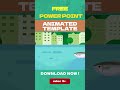 Free Animated Powerpoint Template for Life in a City