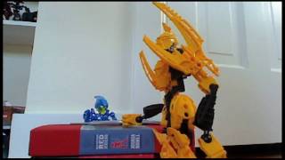 Kill Teridax (HD)
Pretty similar to the Bionicle Storyline, wouldnt you admit it? The audio is from a Robot Chicken sketch called Kill Bunny, which is based on Kill Bill. Hope you like it!
P.S. Sorry its so loud! I recommend that you dont wear headphone while watching this. Kill Teridax (HD)