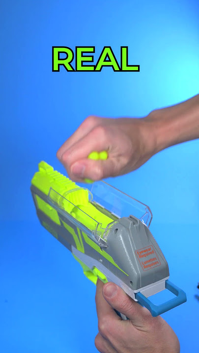 3d printed NERF hyper rounds vs real
