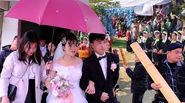 Đám cưới dân tộc "Nùng Vùng Biên Giới" cặp đôi trẻ đẹp nhất