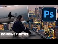 how to combine and blend photos in Photoshop