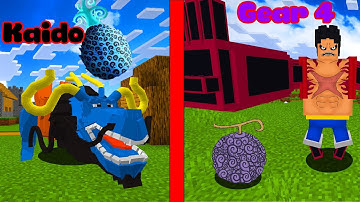 ONE VÀ NOOB YETI THỬ THÁCH ĂN TRÁI ÁC QUỶ MẠNH NHẤT TRONG MINECRAFT* KAIDO VÀ LUFFY MINECRAFT