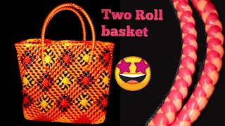 Samadhi poo design basket/Two Roll wire basket/wire koodai pinnuvathu eppadi