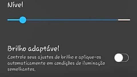 Como tirar o brilho automático do Samsung?