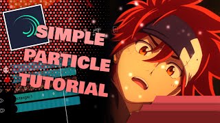 Simple Move Particle Tutorial - Alight Motion