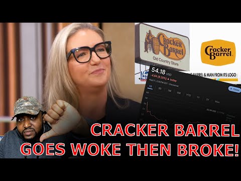 Cracker Barrel STOCK CRASHES As Liberal CEO WOKE Rebrand BACKFIRES After Massive Customer BACKLASH!