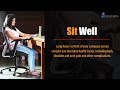 Sit well for a healthy life  onmanorama