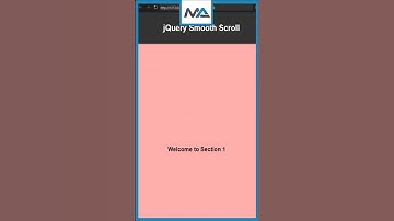 Create a jQuery Smooth Scroll Effect in 60 Seconds! ⏱️✨ #shorts