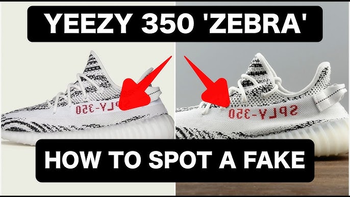 Tratamiento gorra tarjeta Real vs. Fake" YEEZY Boost 350 V2 Zebra (REPLICA RANT) - YouTube