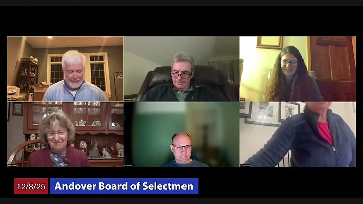 Andover Board of Selectmen - December 8, 2025