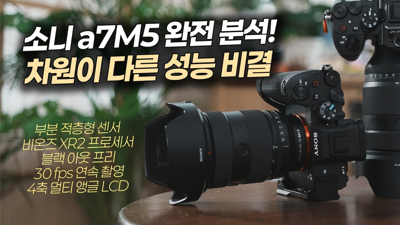 Sony α7M5 완전 분석! 차원이 다른 성능의 핵심 비결