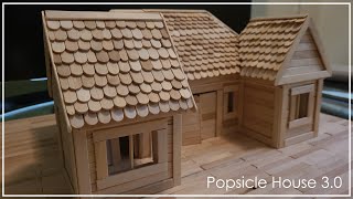 Building The House Popsicle Sticks Time Lapse
