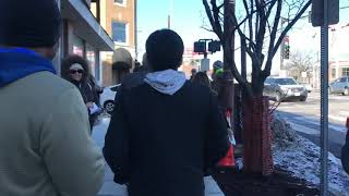 Workers protest unpaid wages by Cambridge contractor