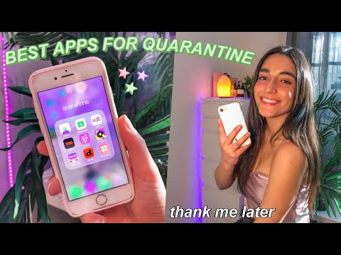 Apps You Should Download While In Quarantine/isolation! // (THE BEST APPS) +what’s On My IPhone 2020