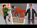 doing the stick bug, distraction dance, & rick roll