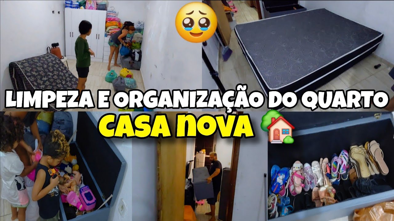 GANHAMOS CAMA 🥹 | ORGANIZAÇÃO E LIMPEZA DO QUARTO COMPARTILHADO 