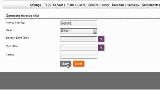 Autohoster - Invoice