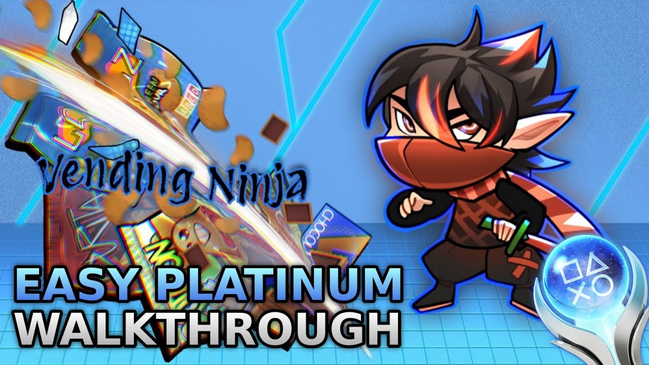 VENDING NINJA  – New Easy Platinum Walkthrough No Commentary