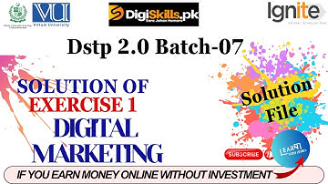 digital marketing Exercise 1 Batch 7 Digiskills | dstp 2.0 batch 07  digital marketing  Exercise 1