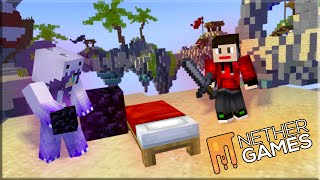 Clutching Some BedWars Games With Random Squad !!! | Nether Games | Mcpe Hindi