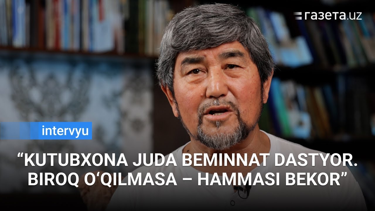 Qozoqboy Yo‘ldoshevning shaxsiy kutubxonasidan reportaj