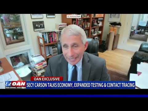 Secy. Carson talks economy, expanded testing & contact tracing