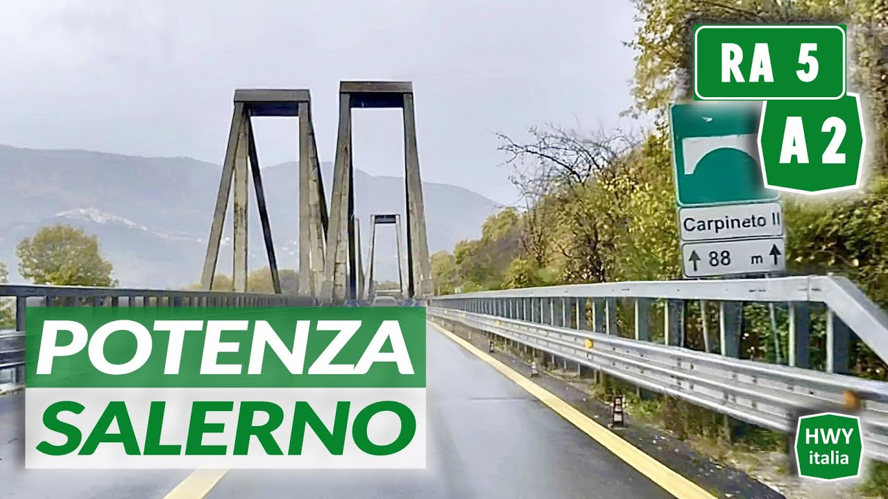 POTENZA - SALERNO | Raccordo Autostradale 5 - Autostrada A2 del Mediterraneo