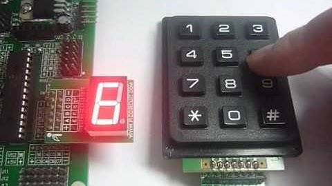 Tutorial 5A - 4x3 Keypad Demo (www.piccircuit.com)