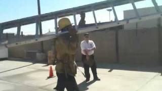 Compton Fire Explorer Adam Turner's first biddle Exam!!